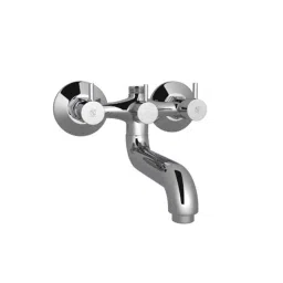 RN 1/2 inch Brass Ingot Nickel &a; Chrome Plated Flow Telephonic Wall Mixer-picture-31