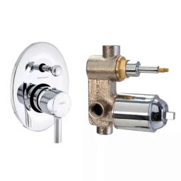 Cera Ripple Single Lever Wall Mount High Flow Concealed Diverter, F1017721 + F4030101 (Pack of 2)-picture-6