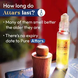 Nirmalaya Rose Gold Long Lasting Attar -8ml image 2