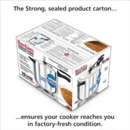 Hawkins 10L Stainless Steel Induction Bottom Pressure Cooker, HSS10 (Pack of 5) image 4