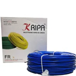 KRIPA 2.5 Sqmm Single Core Blue FR PVC Insulated CCR Copper Wire for Domestic &a; Industrial Purpose, Length: 36 m-picture-16