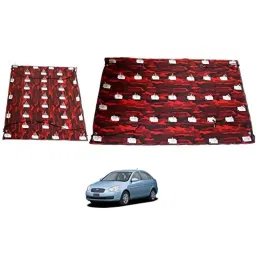 Kozdiko 2 Pcs Car Protection Cover Set from Dog &a; Monkey for Car Roof &a; Bonnet for Hyundai Old Verna-picture-15