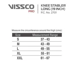 Vissco L Pro Long Knee Stabler image 2