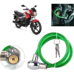 Auto Pearl PVC &a; Plastic Green Heavy Duty Cable Lock for Passion Pro i3S, 188-picture-25