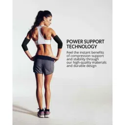 Fidelis Healthcare Elastic Black 4 Way Elbow Support, FA015-2004, Size: M image 2