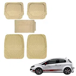 Kozdiko 5 Pcs 8855TW Beige Car Foot Mat Set for Fiat Abarth, koz_43206-picture-38