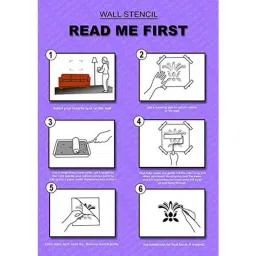 Kayra Decor 16x24 inch PVC Shree Ganesha Wall Design Stencil, KHSNT035 image 4