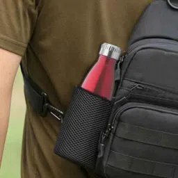 Borosil Bolt 750ml Stainless Steel Trans Red Vacuum Insulated Flask Water Bottle, FGBOL0750RD image 2