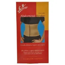 Flamingo Abdominal Binder, Size: 80-90 cm (Medium) image 3
