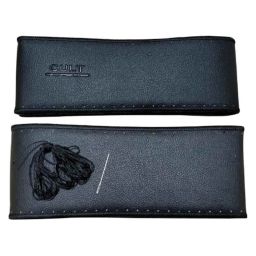 SureStrive Cult Leather Black Soft Grip Foam Stitched Car Steering Cover for Tuner Type-1, CULTGRIP_STGCOVER_BLACK_161-picture-9