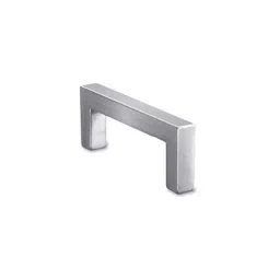 Screwtight 3.5 inch Zinc Silver Modern Square Cabinet Handles, PL02-SS-050 (Pack of 50) image 3