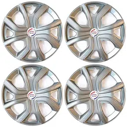 Auto Pearl 4 Pcs 14 inch ABS Press Type Hubcap Wheel Cover Set with Retention Ring for Honda Amaze Type 1 image 3