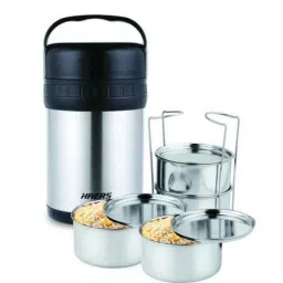 Haers 1500ml Stainless Steel Lunch Box, HR-1500-1 (Pack of 2)-picture-42