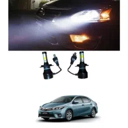 Trigcars 2 Pcs 50W 4 Side Micro Chip Heavy Duty Car LED Headlight Set for Toyota Corolla Altis-picture-25