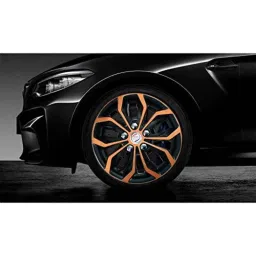 Auto Pearl 4 Pcs 14 inch ABS Black &a; Copper Car Wheel Cover Set for Ford Figo Aspire 2019 image 3