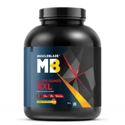 MuscleBlaze 3kg Mango Burst Super XXL Weight Gainer-picture-33