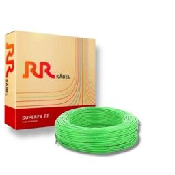RR Kabel 1.5 Sqmm Single Core PVC Copper Green RR-Unilay FR Flexible Cable, 10301024001, Length: 90 m-picture-26