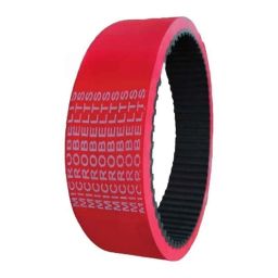 Microbelts H 300 30mm Rubber Pink Coating HTD Timing Belt-picture-33