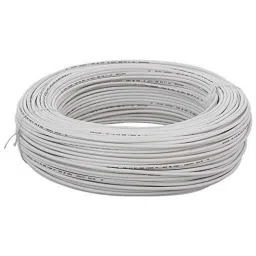 KEI 4 Sqmm 1 Core HRFR White Copper PVC Insulated Unsheathed Multistrand Flexible Cable, Length: 100 m-picture-38