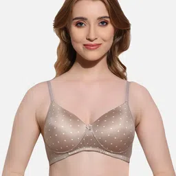 FIMS Polka Dot Printed Full Coverage Lightly Padded T-shirt Bra With All Day Comfort-picture-30