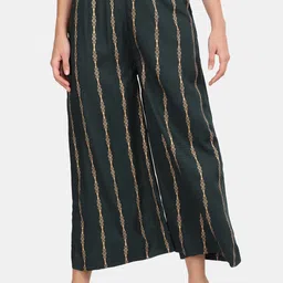 Kryptic Women Printed Relaxed-Fit Lounge Pants-image-26