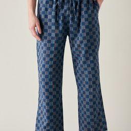The Kaftan Company Men Checked Mid-Rise Pure Cotton Lounge Pants-picture-18