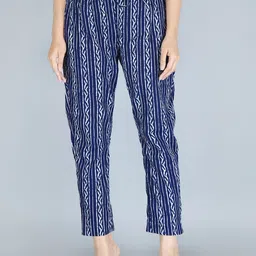 KANNAHI Printed Pure Cotton Trouser-image-14