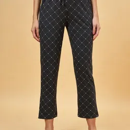 Dreamz by Pantaloons Women Geometric Printed Pure Cotton Lounge Pants-picture-20