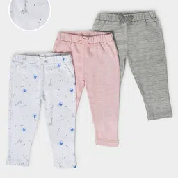 MiArcus Kids Pack Of 3 Printed Cotton Lounge Pants-picture-21