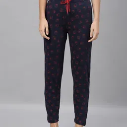 Kryptic Women Pack Of 2 Printed Pure Cotton Lounge Pants image 2