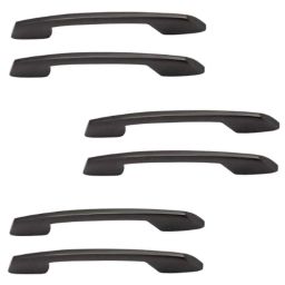 Atom 545 4 inch Black Matt Zinc Cabinet Pull Handle (Pack of 6)-picture-44