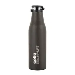 Cello Sprite 600ml Grey Stainless Steel Vacuum Sports Bottle, 405CSSB0559 (Pack of 2)-picture-47