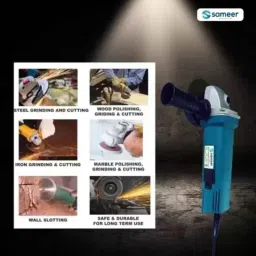 Sameer 1000W 100mm Angle Grinder with Copper Armature, SAG-801 image 5