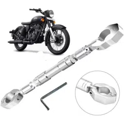 Auto Pearl Aluminium Multicolour Motorcycle Handlebar Middle Rod for 500-picture-38