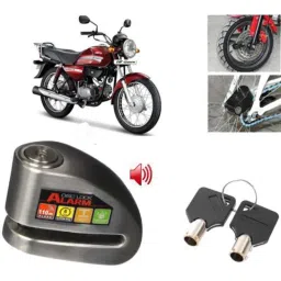 Auto Pearl Steel Black Anti-Theft Alarm Disc Brake Lock for HF Dawn, Lock_238-picture-45