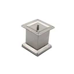 RAB 2 inch Stainless Steel Silver Matt Finish Square Sofa Leg, SQR 50 (Pack of 3)-picture-35