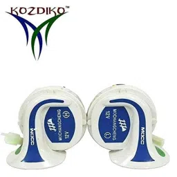 Kozdiko 2 Pcs 18-in-1 White Mocc Scooty Digital Tone Magic Horn Set for Hero Electric Flash image 2