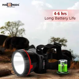 Pick Ur Needs 25W LED Red Rechargeable Long Range Torch Light, PN-2129 (Pack of 2) image 2
