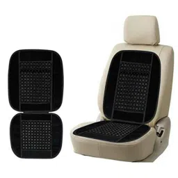 Kozdiko 2 Pcs Wooden Bead Seat Set with Black Velvet Border for Volkswagen Vento-picture-40