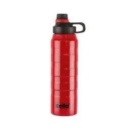Cello Nitro 600ml Red Stainless Steel Vacuum Water Bottle, 405CSSB0494 (Pack of 2)-picture-35