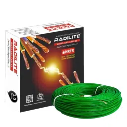RADILITE 1 Sqmm Green HRFR Multistrand PVC Insulated Housing Wire, Length: 90 m-picture-12