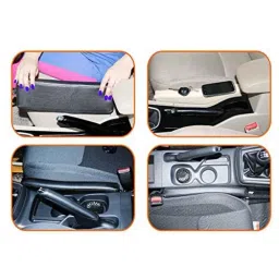 Kozdiko 2 Pcs Black Seat Gap Filler Set for Mahindra Marzo image 3