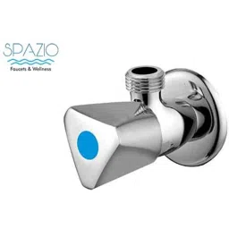 Spazio Smartbuy Stainless Steel Chrome Finish Tripod Angle Valve with Wall Flange (Pack of 11) image 2