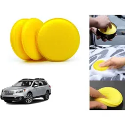 Auto Pearl Polyurethane Beige Washing &a; Waxing Polish Foam Sponge for Outback (Pack of 3)-picture-32