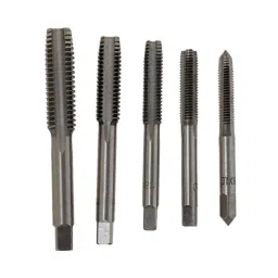 B K Jagan &a; Co 3 Pcs 27Mx1.5p Steel Cut Thread Metric Hand Tap Set image 2