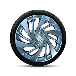 Auto Pearl 4 Pcs 15 inch ABS Silver Car Wheel Cover Set for Mahindra Nuvo Sport image 4