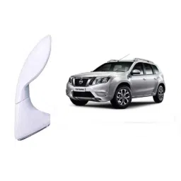 SureStrive ABS White Front Left Side Fender Angle View Bonnet Blind Mirror for Nissan Terrano All Model image 2