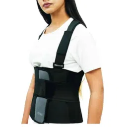 p care P+caRe Black Industrial Back Support, A1011, Size: S image 2
