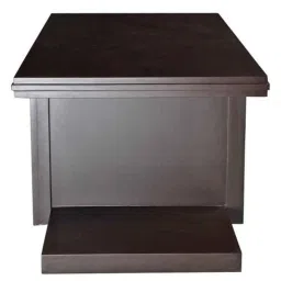 Evok Attractive Fabric Ochre Coffee Table with Cushioned Stool Set, FLILCTFBMTYL11333M image 5