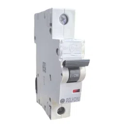 Polycab Polyshield 25A C Curve Single Pole MCB, GMM201P005 image 2